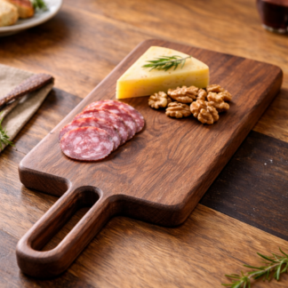 Planche à apéro en noyer