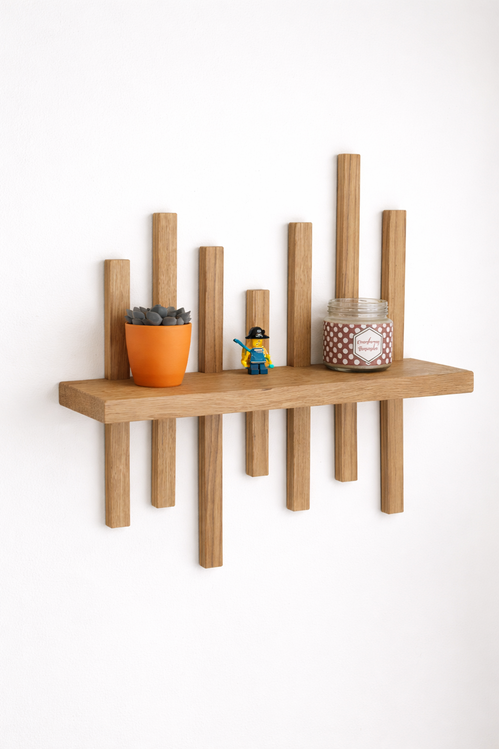 Etagère murale en chêne – Image 2