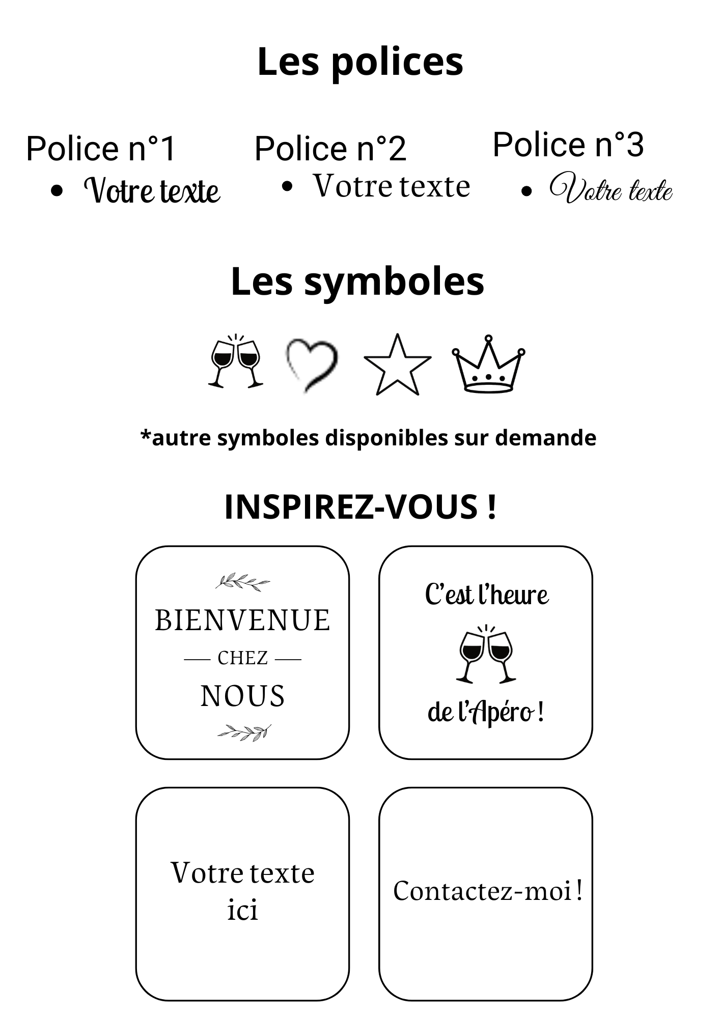 Dessous de verres en chêne personnalisables – Image 4